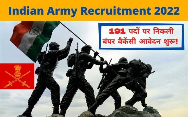 Indian Army Recruitment 2022 in Hindi